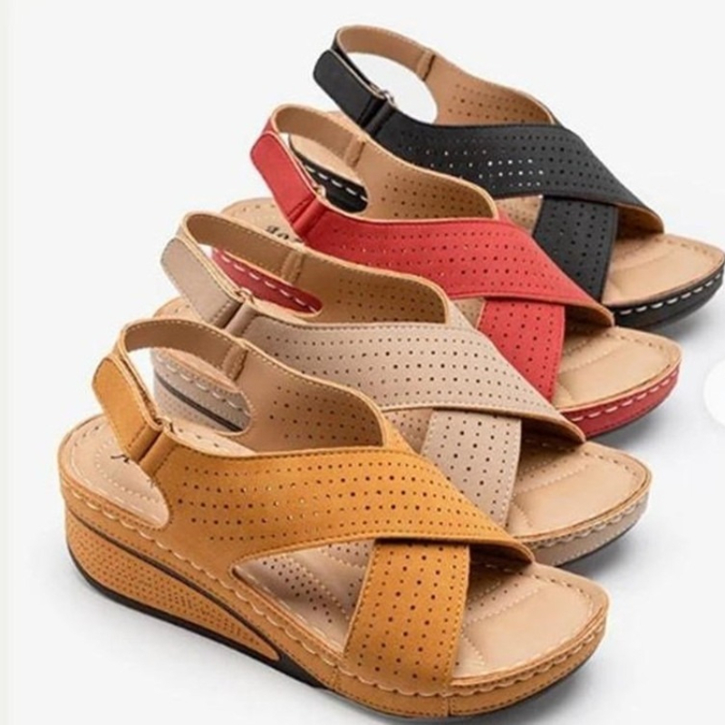 Peep Toe Heels - 2026 Sandals 35-44 Thick Sole Anti-Slip