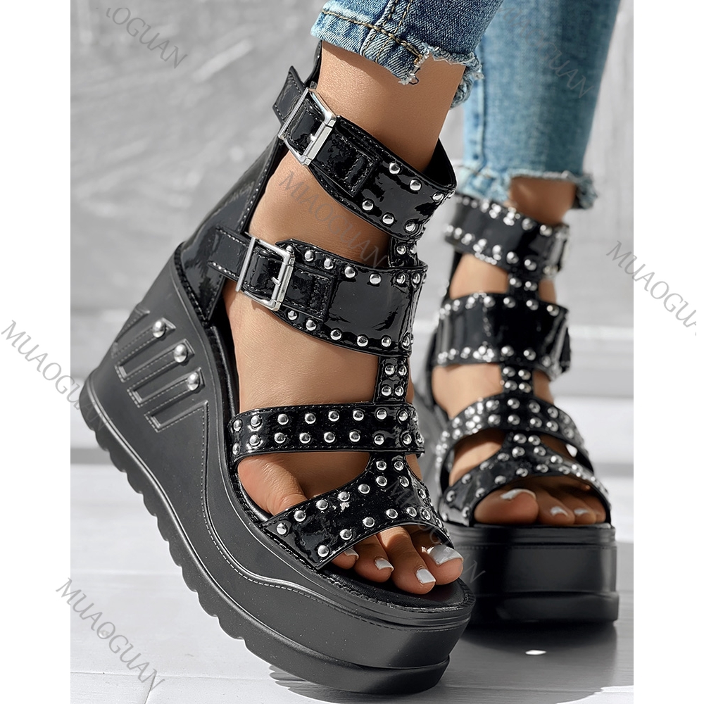 Peep Toe Heels - Fashion Women Peep Toe Black Sandals