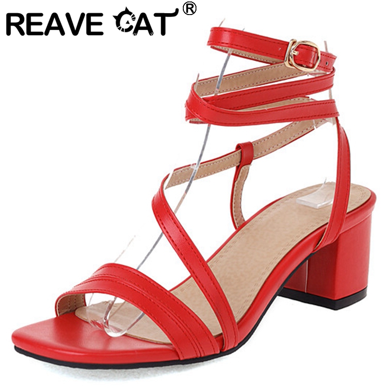 Peep Toe Heels - REAVE CAT 2022 Women Shoes Sandals