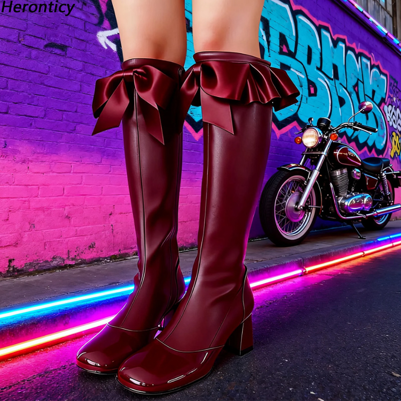 Heronticy Handmade Black Handc - Zip Up Boots Short recension och pris