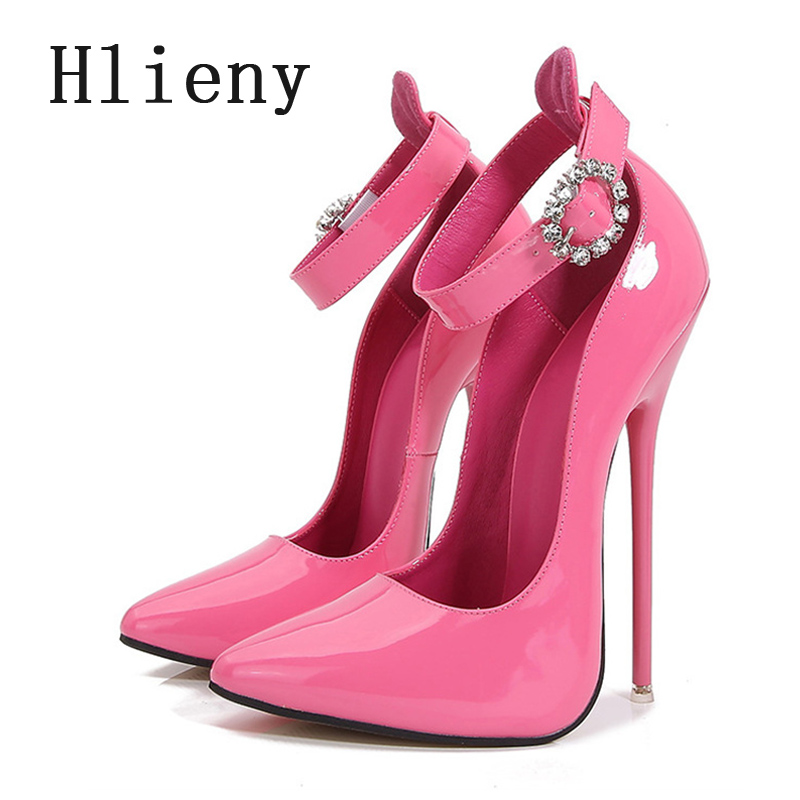 Hlieny Super High Heels 16cm W - Patent Leather Pump recension och pris
