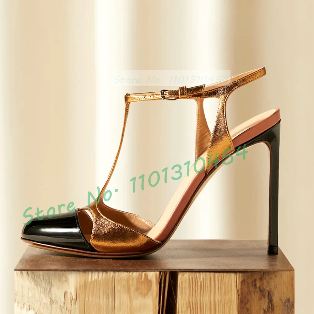 Two Tones T-bar Sandals For Wo - Women'S Shoes For Work recension och pris