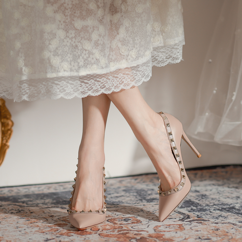 2025 New Luxury Brand High Hee - Patent Leather Pump recension och pris