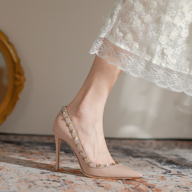 2025 New Luxury Brand High Hee - Patent Leather Pump recension och pris