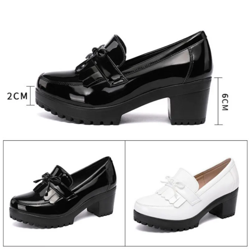 6cm Small Size 33-43 Tassel Me - Patent Leather Pump recension och pris