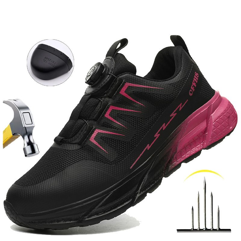 Anti-Smash Steel Toe Working B - Women'S Shoes For Work recension och pris