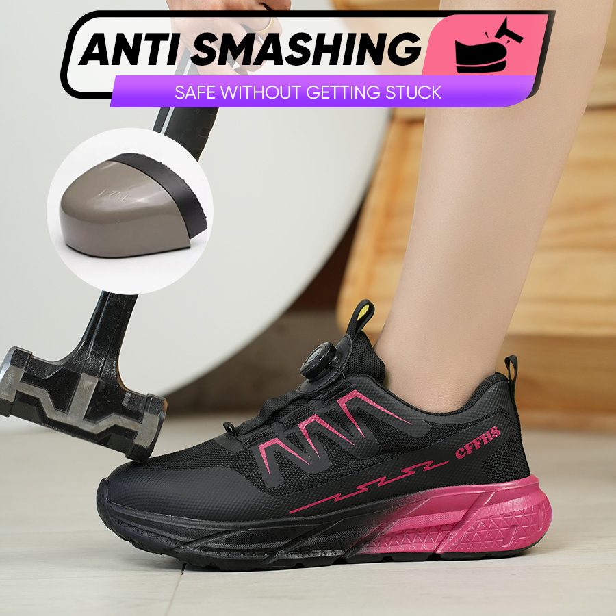 Anti-Smash Steel Toe Working B - Women'S Shoes For Work recension och pris