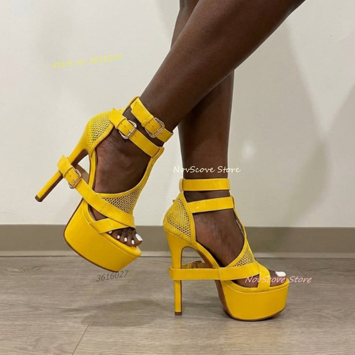 Yellow Open Toe Strappy Sandal - Women'S Shoes Yellow recension och pris