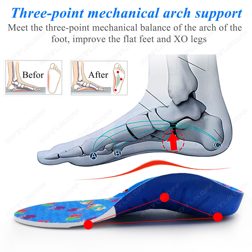 Kids Orthopedic Insoles For Fl - Women'S Shoes High Arch Support recension och pris
