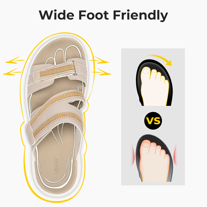 FitVille Women'S Wedge Slipper - Women'S Shoes For Bunions recension och pris