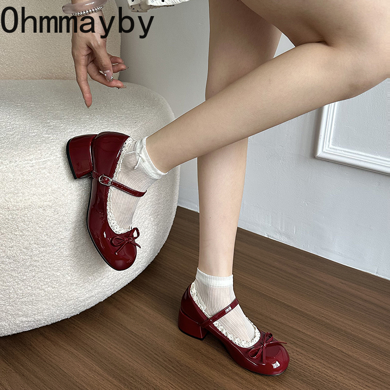 Butterfly-knot Women Mary Jane - Patent Leather Pump recension och pris