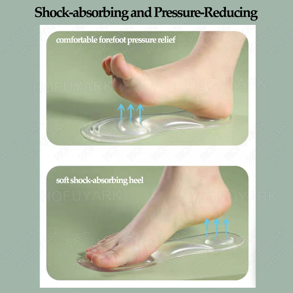 Silicone Gel Insoles Orthopedi - Women'S Shoes High Arch Support recension och pris