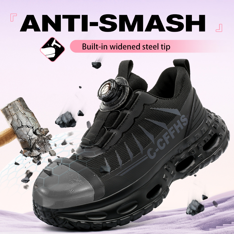 Rotating button Women Safety S - Women'S Shoes For Work recension och pris