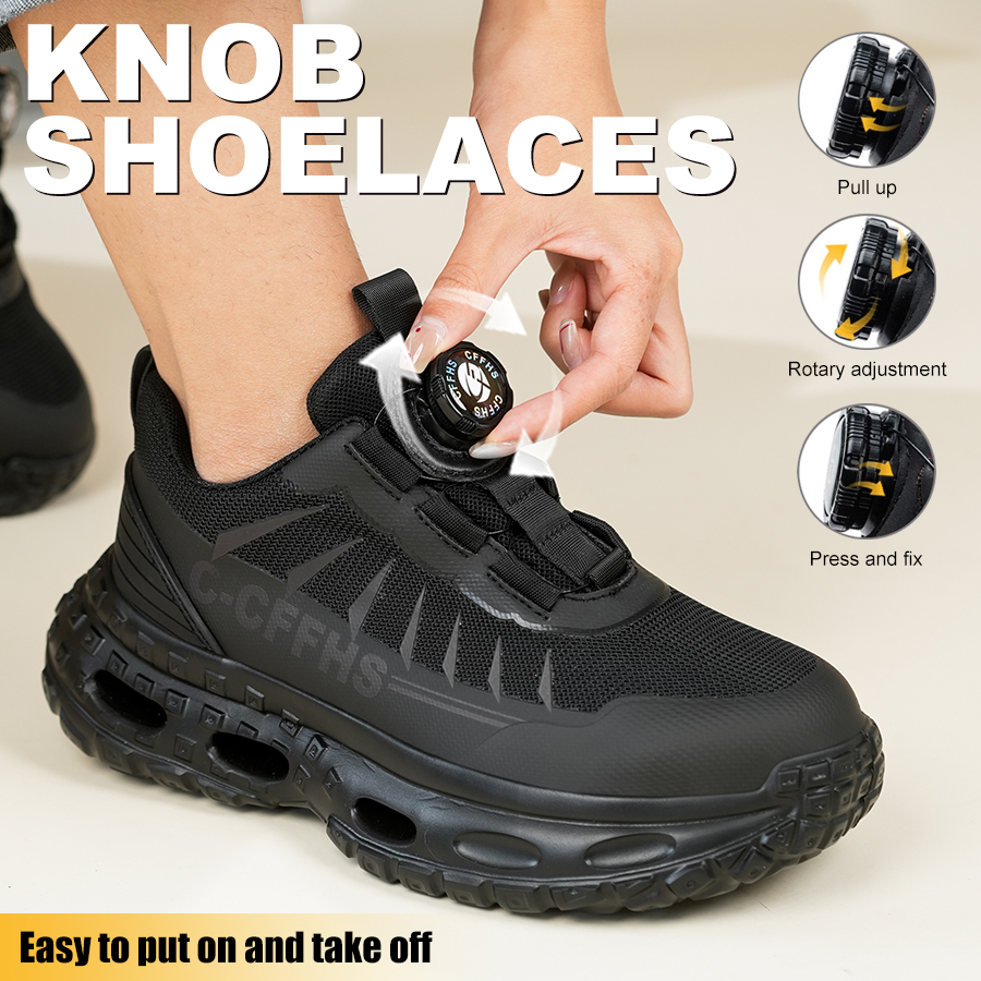Rotating button Women Safety S - Women'S Shoes For Work recension och pris
