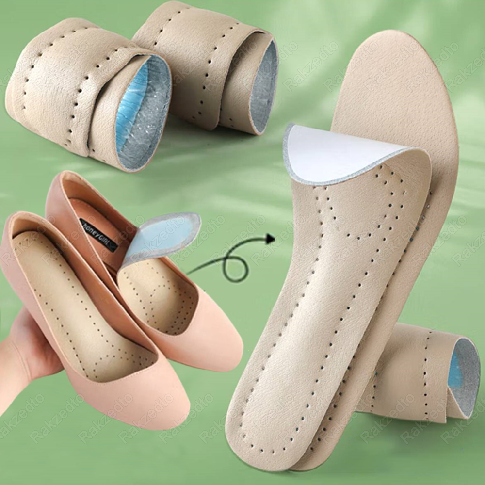 Self-adhesive Leather Insoles  - Women'S Shoes High Arch Support recension och pris