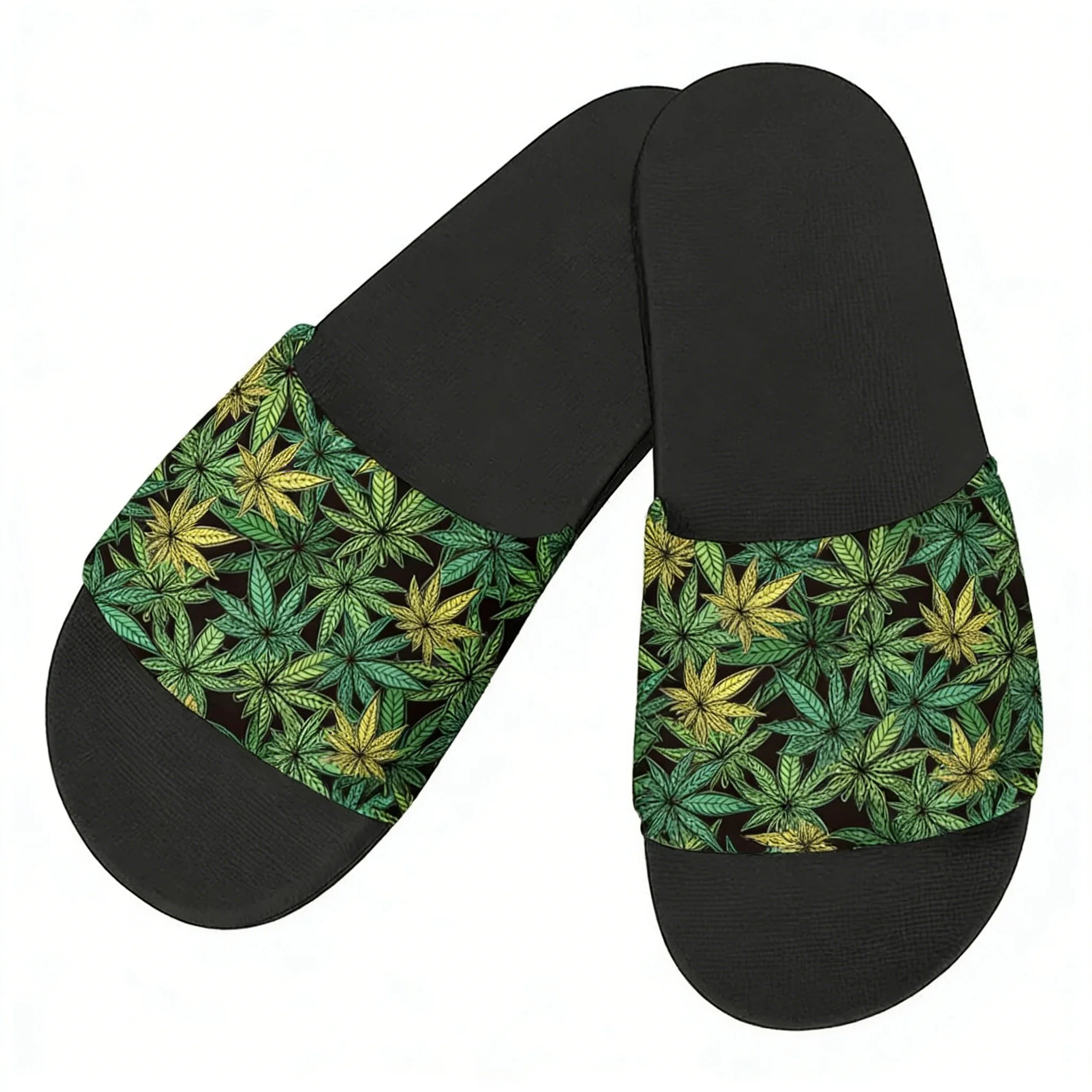 Leaf Weed Rasta Marijuana Red  - Women'S Shoes Yellow recension och pris