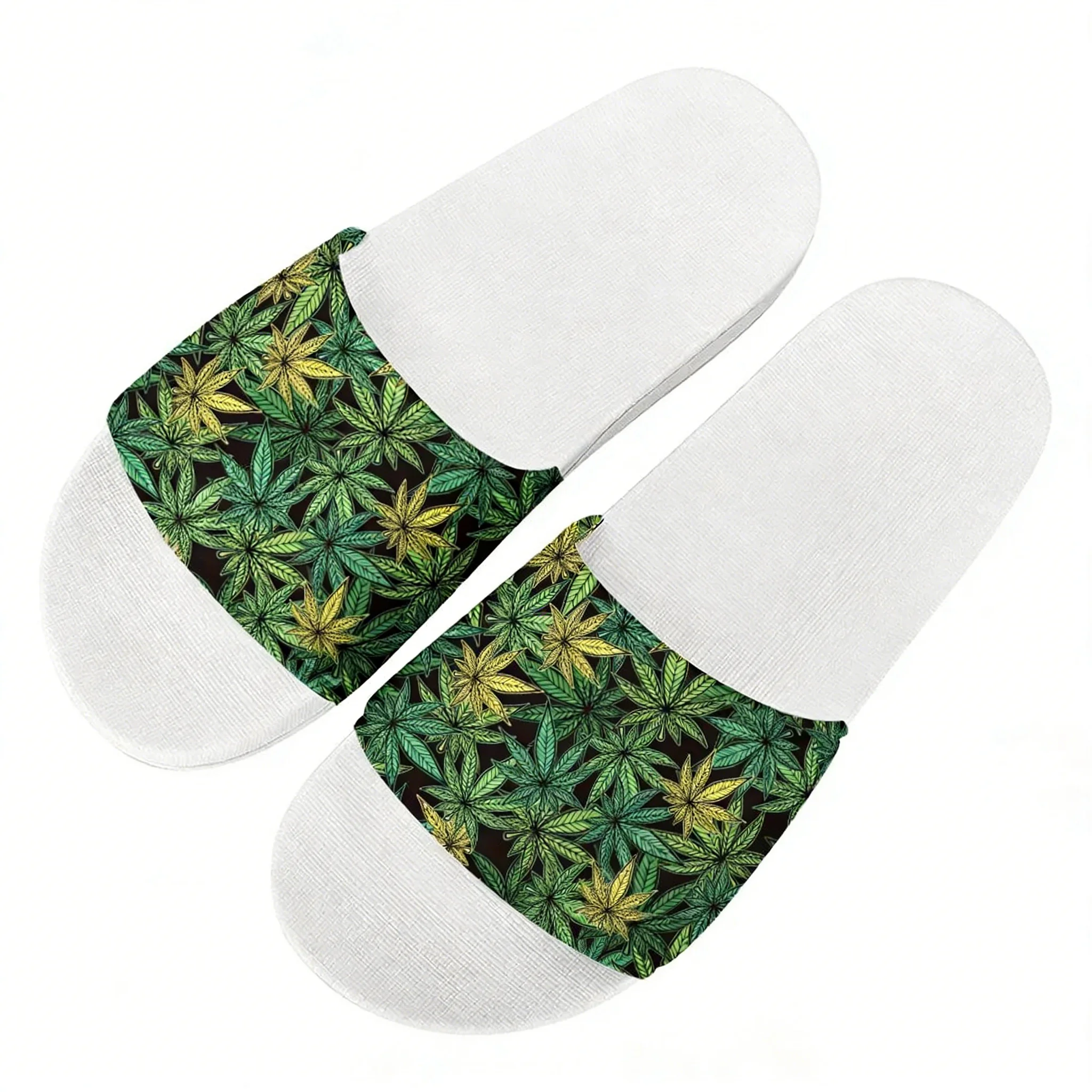 Leaf Weed Rasta Marijuana Red  - Women'S Shoes Yellow recension och pris