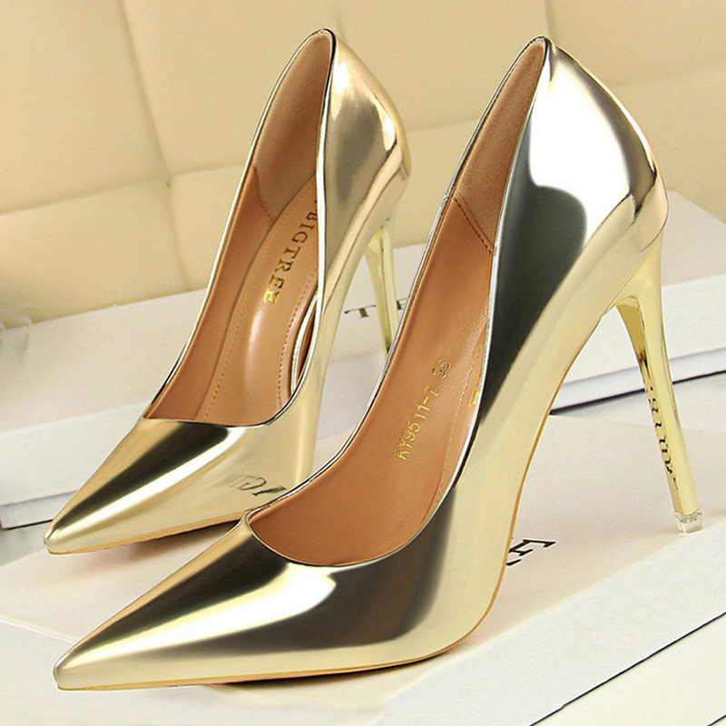 BIGTREE Shoes Woman Pumps Pate - Patent Leather Pump recension och pris