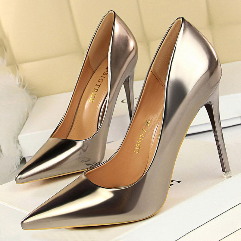 BIGTREE Shoes Woman Pumps Pate - Patent Leather Pump recension och pris