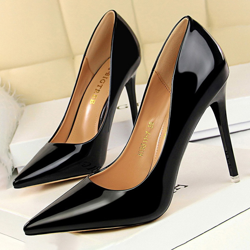 BIGTREE Shoes Woman Pumps Pate - Patent Leather Pump recension och pris