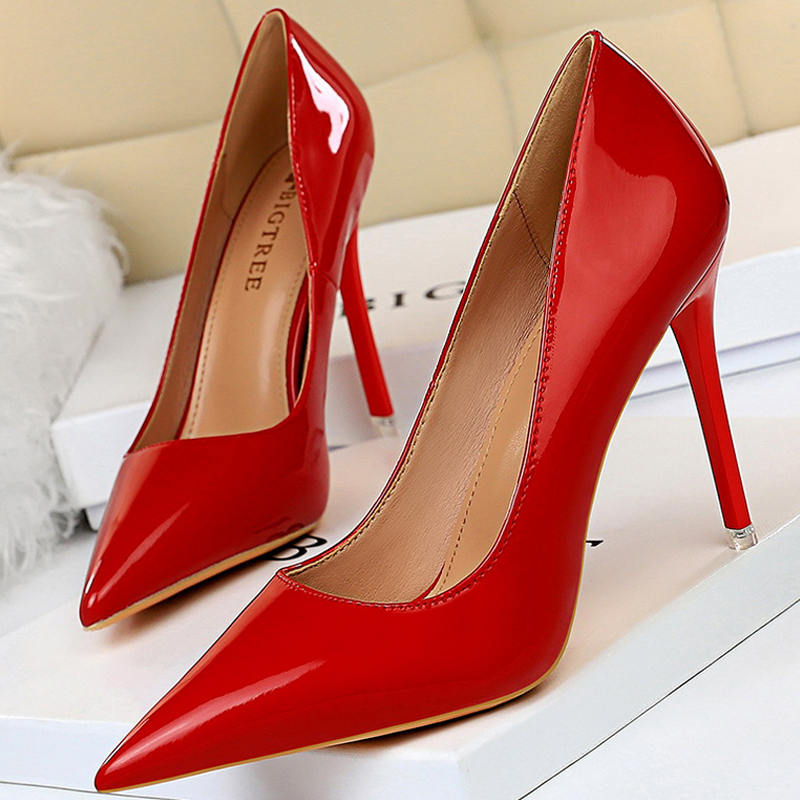 BIGTREE Shoes Patent Leather S - Patent Leather Pump recension och pris