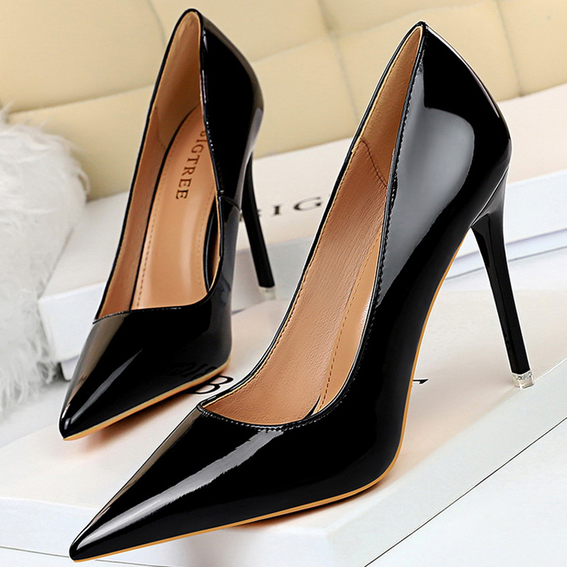 BIGTREE Shoes Patent Leather S - Patent Leather Pump recension och pris