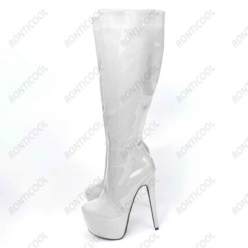 Olomm Women Winter Platform Kn - Zip Up Boots Short recension och pris