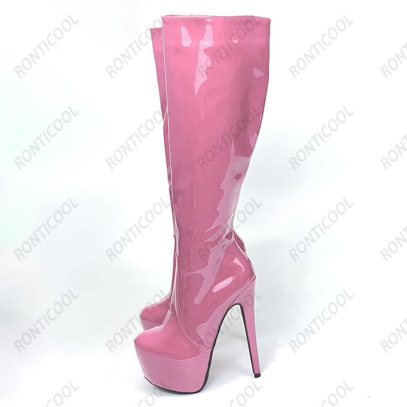 Olomm Women Winter Platform Kn - Zip Up Boots Short recension och pris